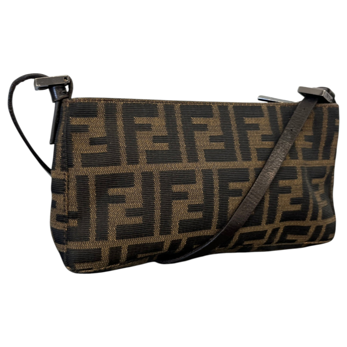 Women's Zucca Shoulder Handbag Brown - Photo 4