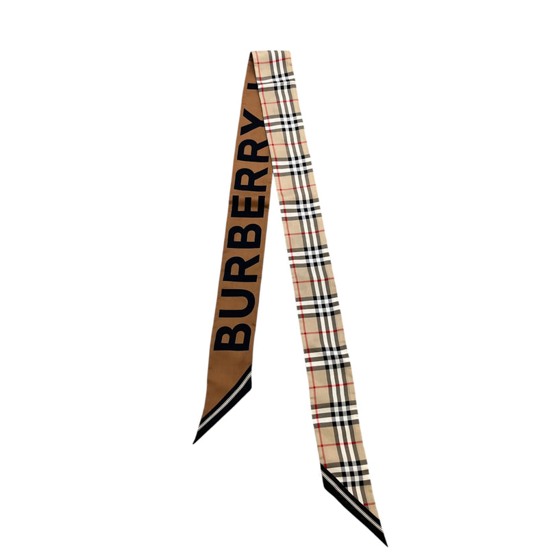 Women's Checkered Twillie Scarf Brown
