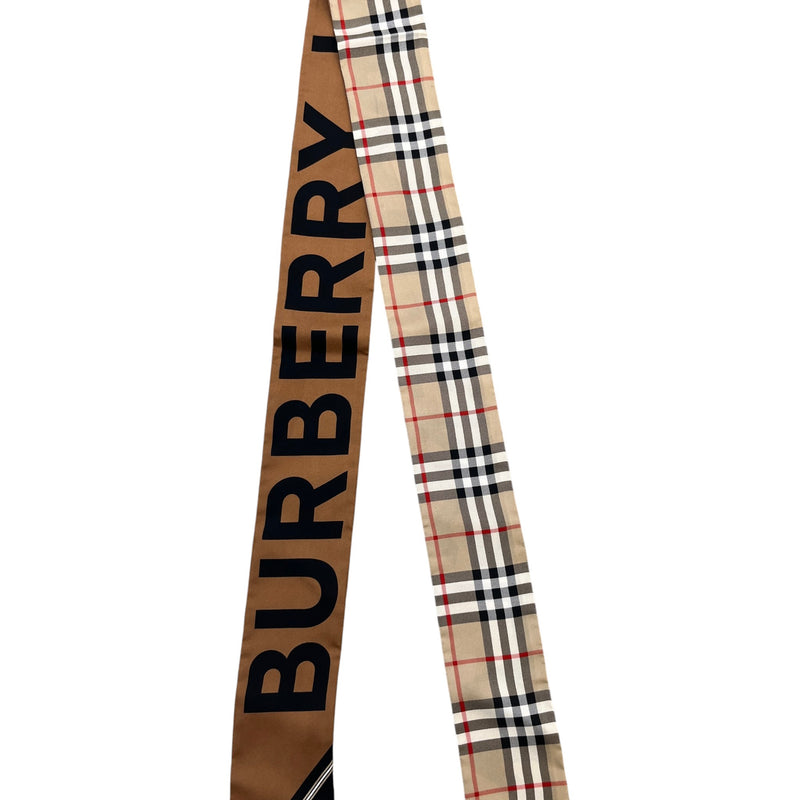 Women's Checkered Twillie Scarf Brown
