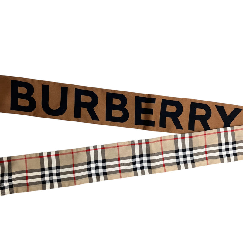 Women's Checkered Twillie Scarf Brown