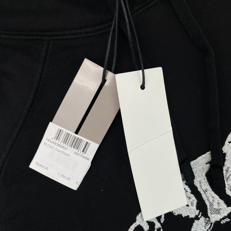 Men's X Peter Doig Embroidered Logo Hoodie Black Size XXS