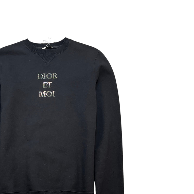 Men's Dior Et Moi Jumper Black Size XS