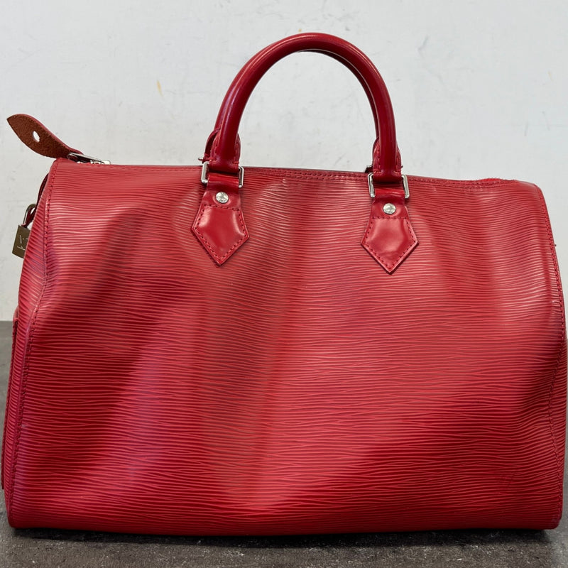 Women's Epi Leather Speedy 35 Bag Red