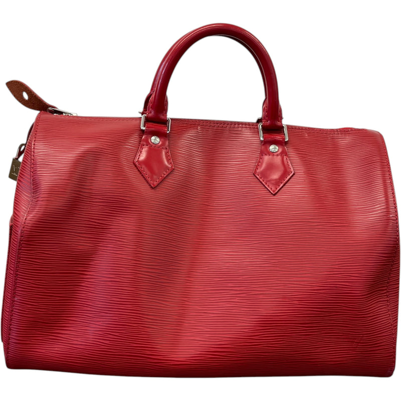 Women's Epi Leather Speedy 35 Bag Red