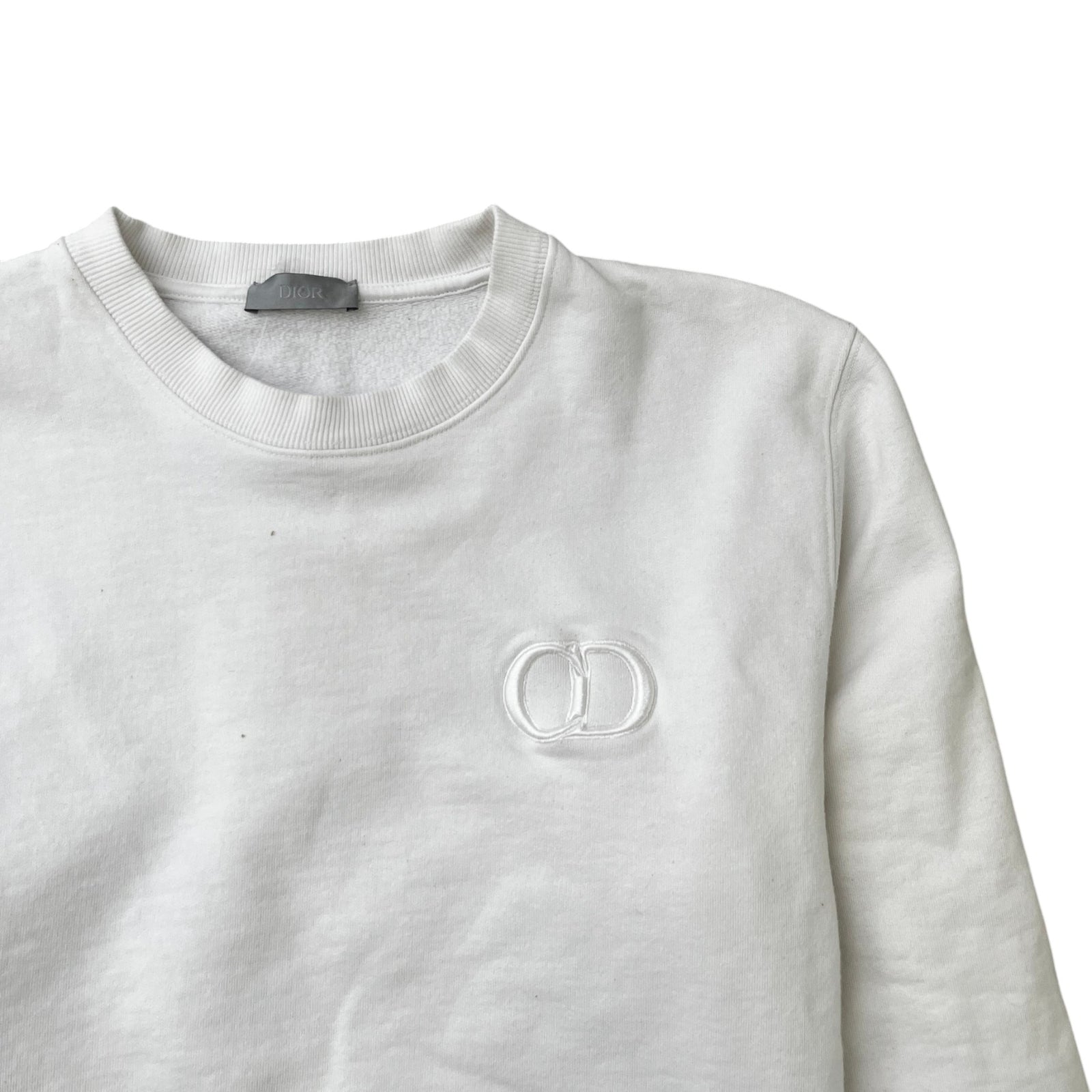 Men's Cd Icon Sweatshirt White Size L - Photo 5