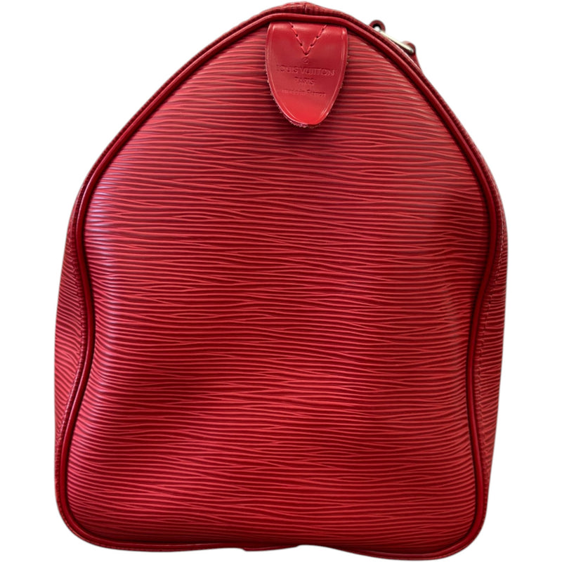 Women's Epi Leather Speedy 35 Bag Red