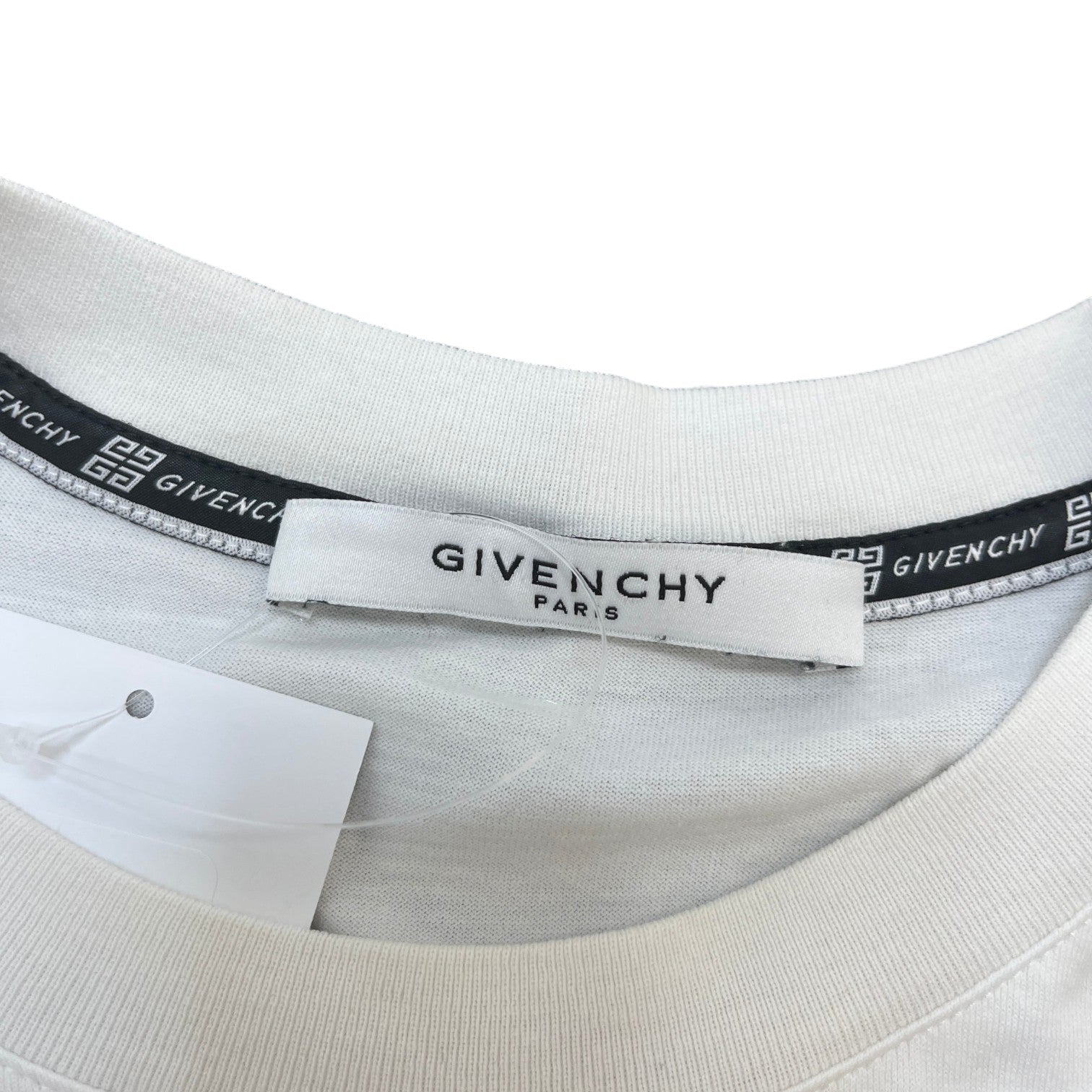 Men's Logo Print T-Shirt White Size S - Photo 6