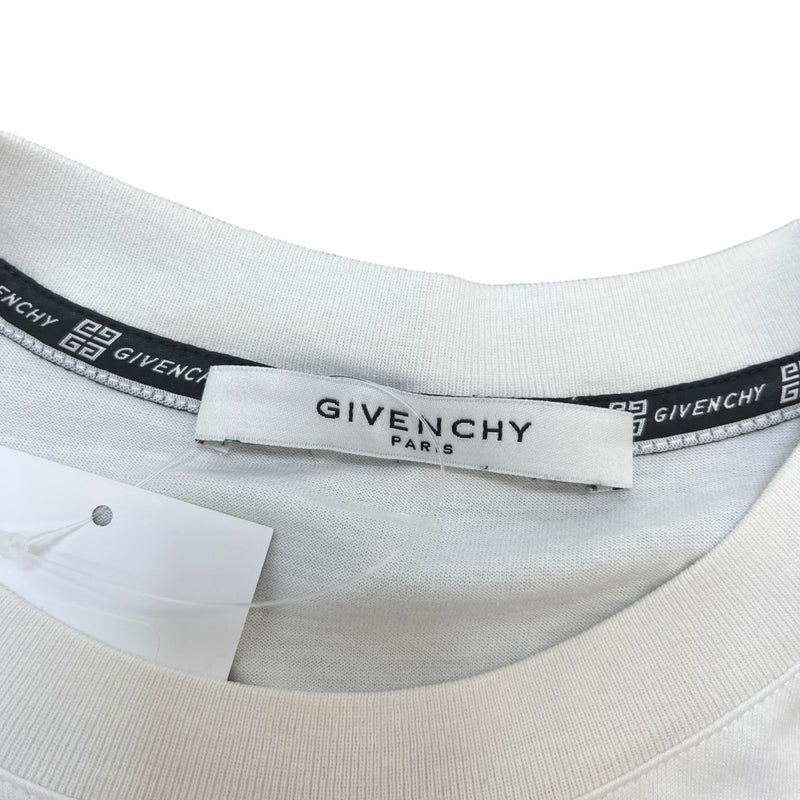Men's Logo Print T-Shirt White Size S