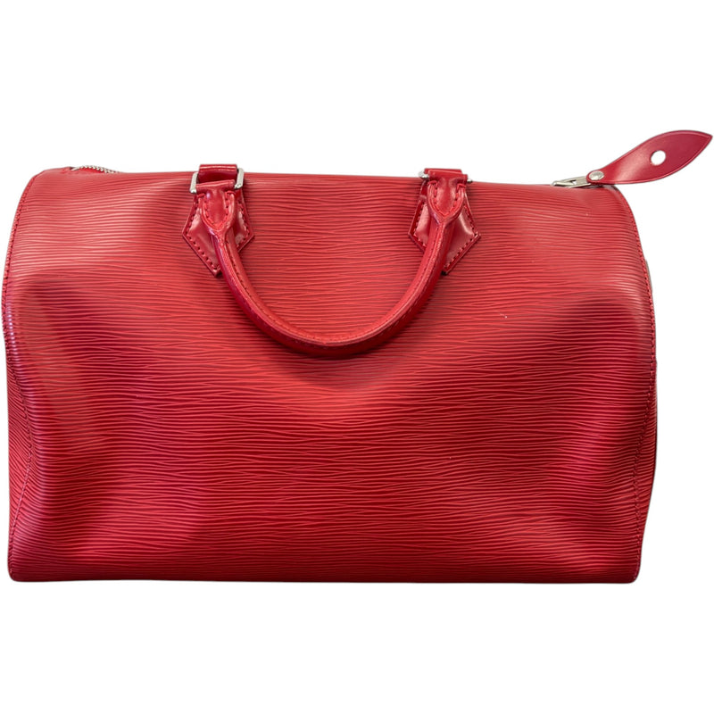 Women's Epi Leather Speedy 35 Bag Red