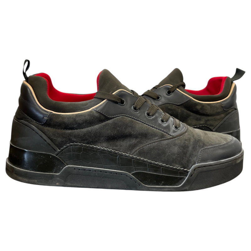 Men's Aurélien Low Trainers Khaki Size UK 11 / EU 45