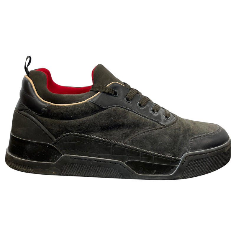 Men's Aurélien Low Trainers Khaki Size UK 11 / EU 45