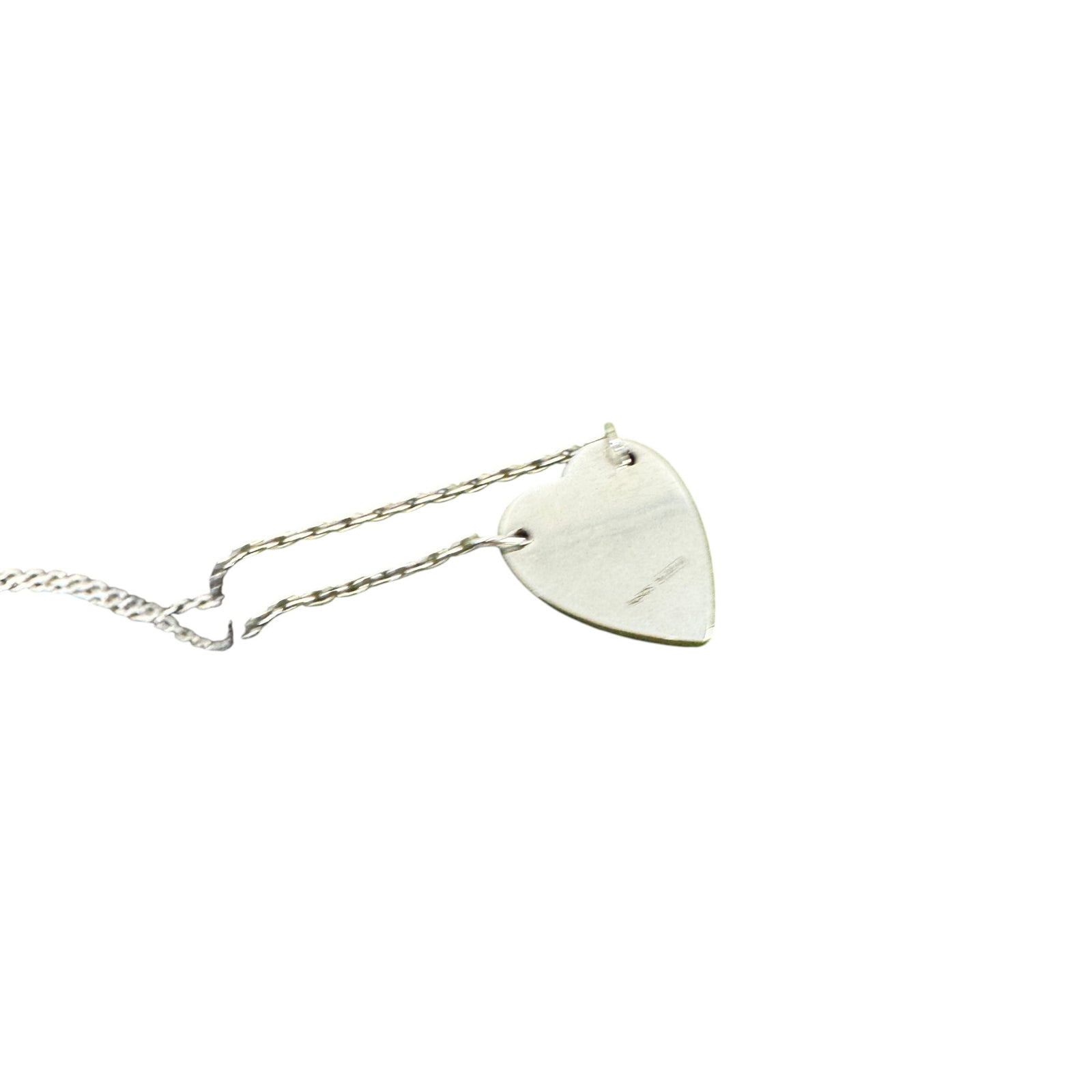Women's Trademark Heart Pendant Necklace Silver - Photo 10