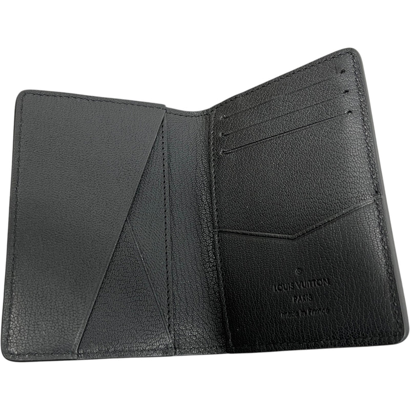 Men's Ostrich Pocket Organizer Wallet Green