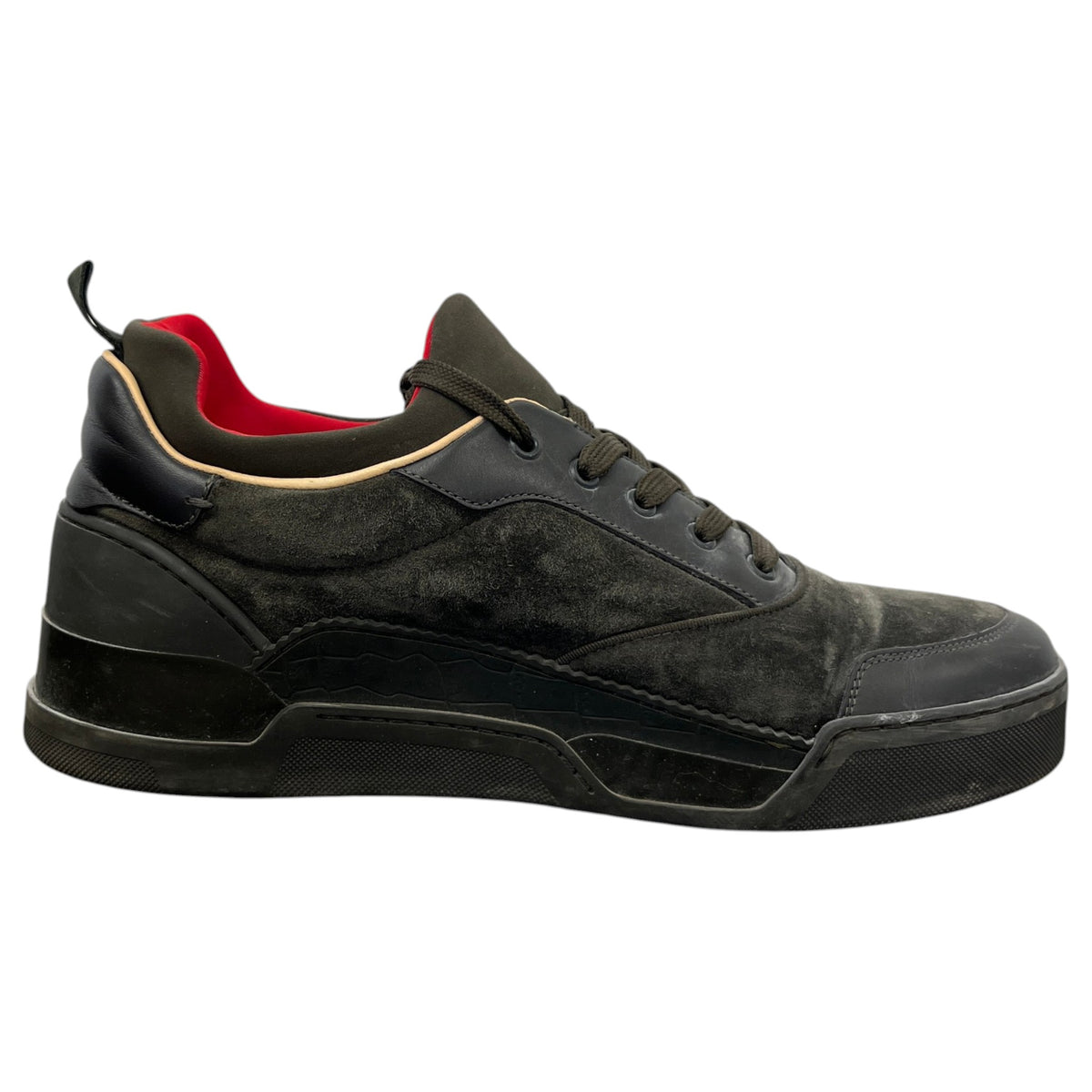 Men's Aurélien Low Trainers Khaki Size UK 11 / EU 45 - Photo 4