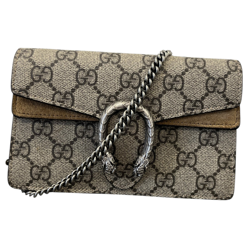 Women's GG Supreme Dionysus Super Mini Crossbody Bag Beige