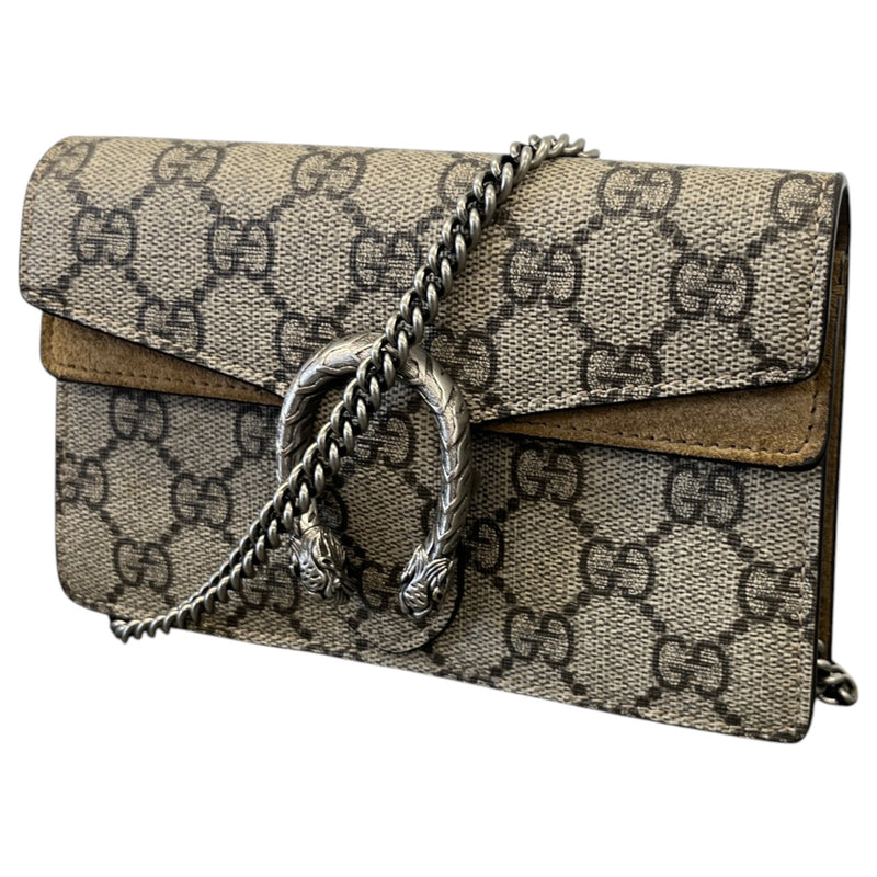 Women's GG Supreme Dionysus Super Mini Crossbody Bag Beige