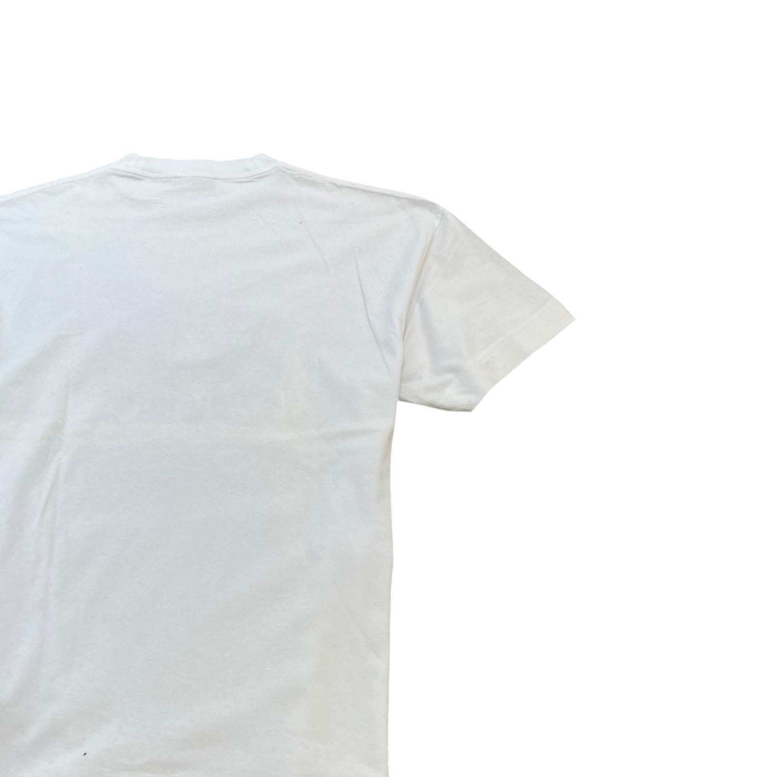 Men's Skull Patch T-Shirt White Size S - Photo 4