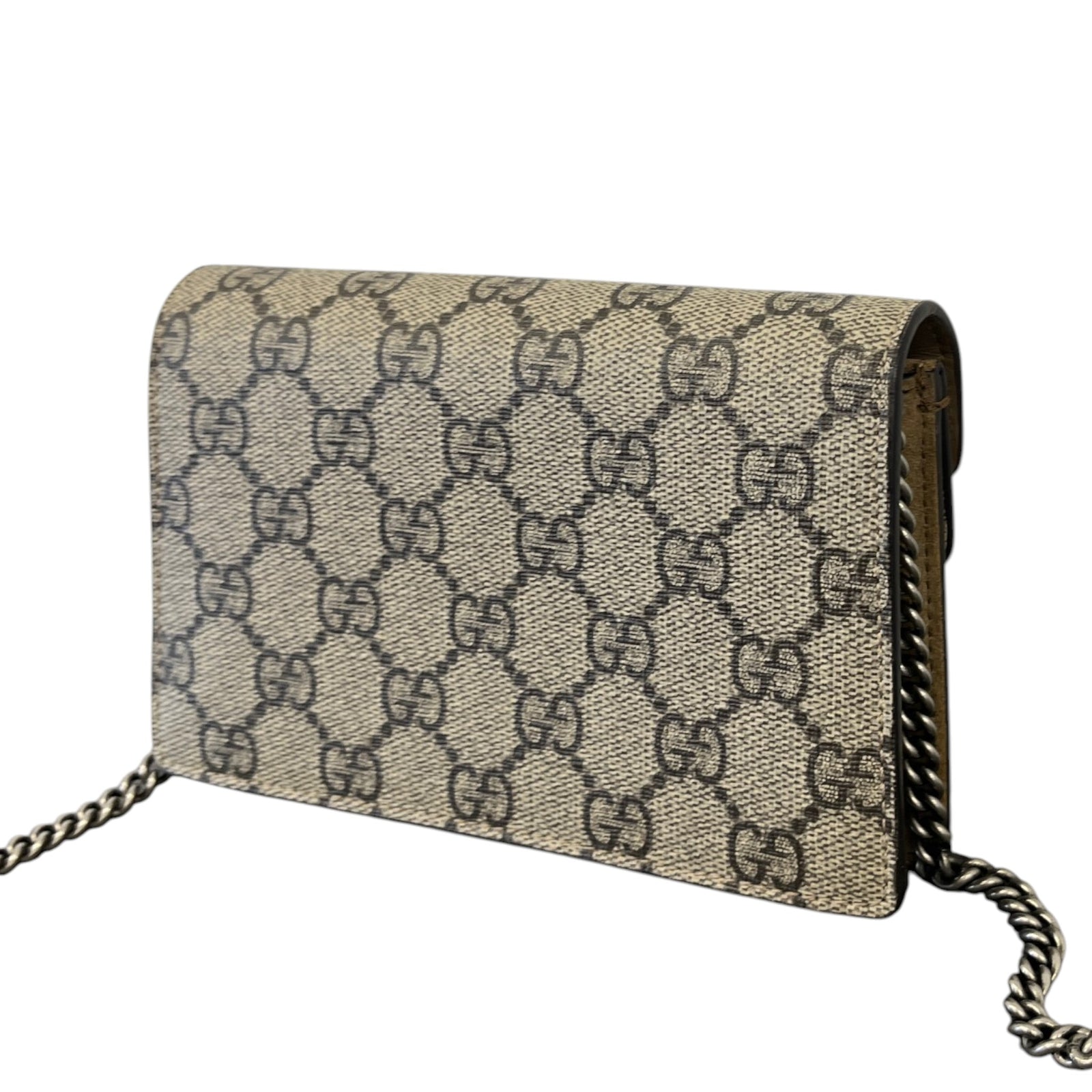 Women's GG Supreme Dionysus Super Mini Crossbody Bag Beige - Photo 9