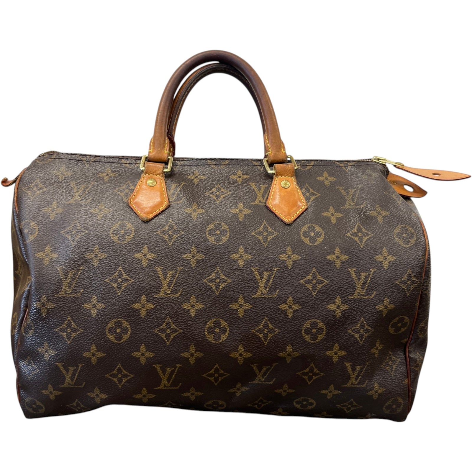 Women's Monogram Speedy 35 Bag Brown - Photo 1