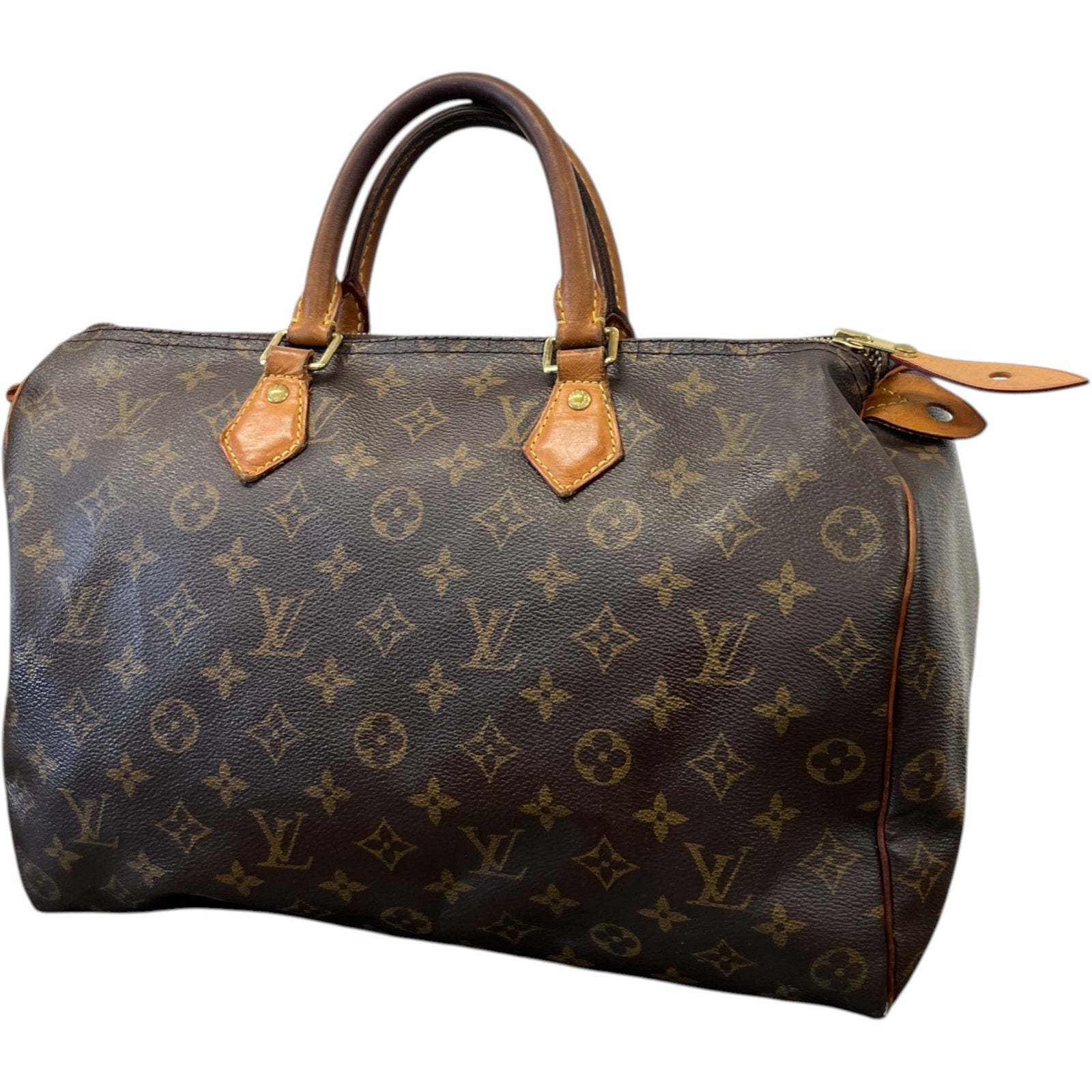 Women's Monogram Speedy 35 Bag Brown - Photo 5
