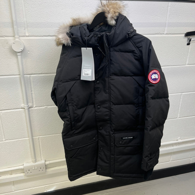 Men's Emory Parka Down Jacket Black Size M