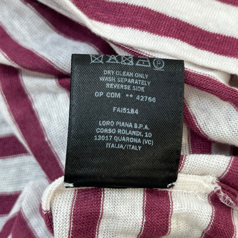 Women's Striped Long Sleeve Shirt White Size XXL / UK 16