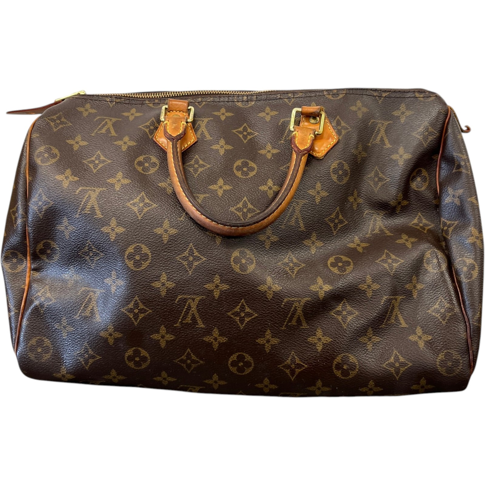 Women's Monogram Speedy 35 Bag Brown - Photo 3