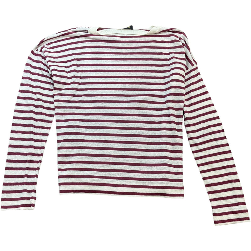Women's Striped Long Sleeve Shirt White Size XXL / UK 16