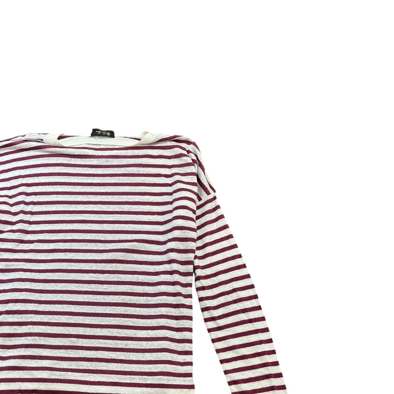 Women's Striped Long Sleeve Shirt White Size XXL / UK 16
