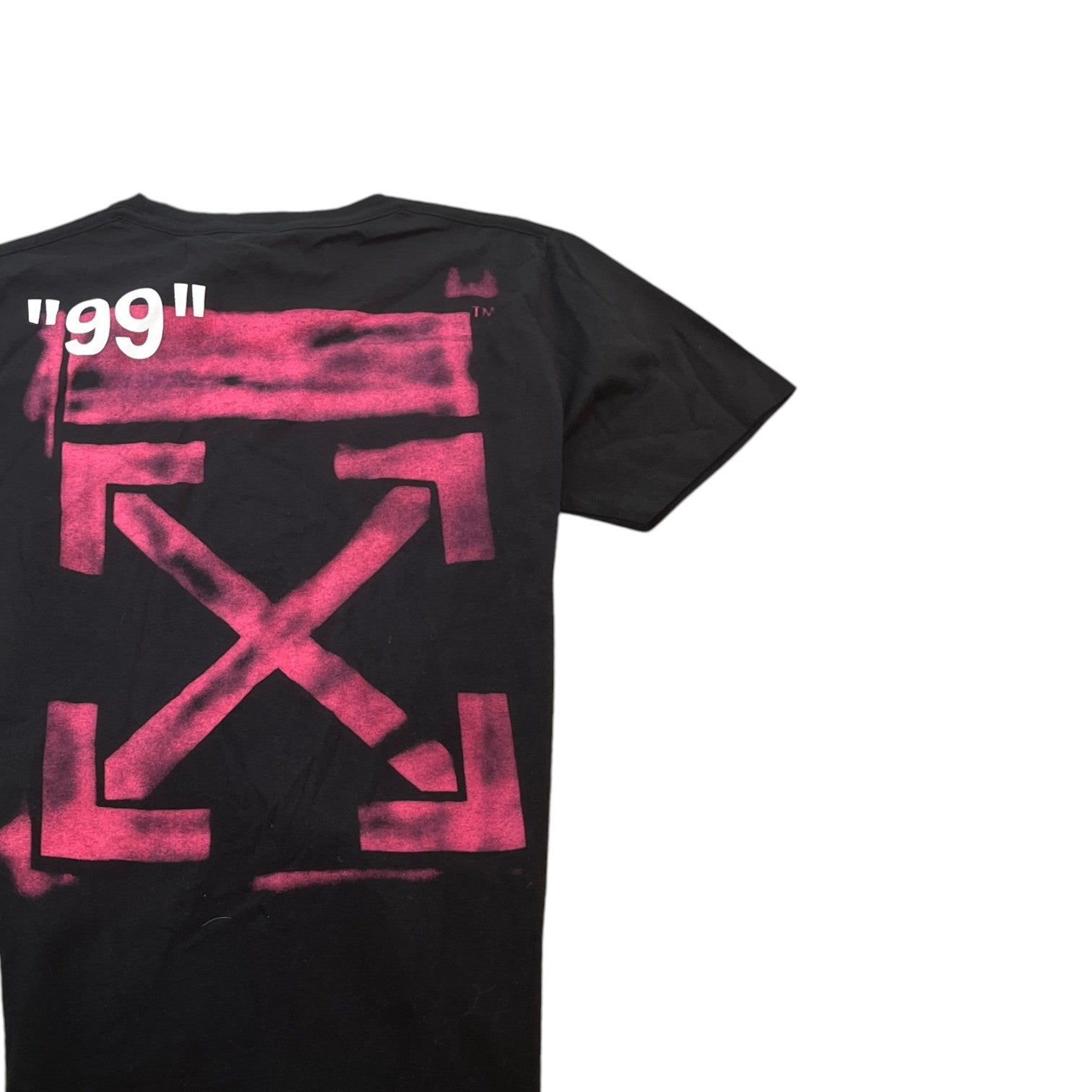 Men's Stencil Arrow T-Shirt Black Size S - Photo 4