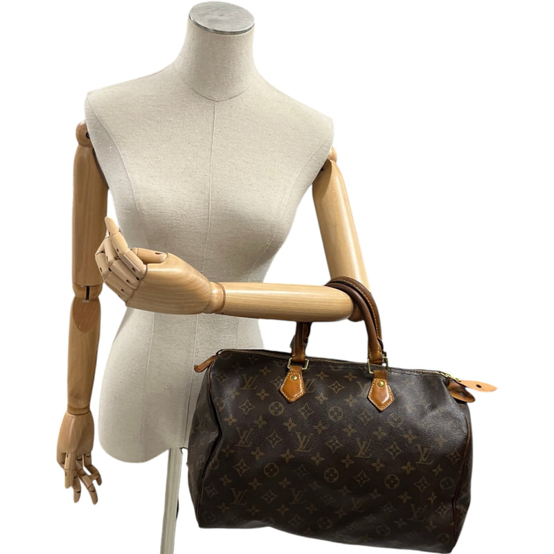 Women's Monogram Speedy 35 Bag Brown