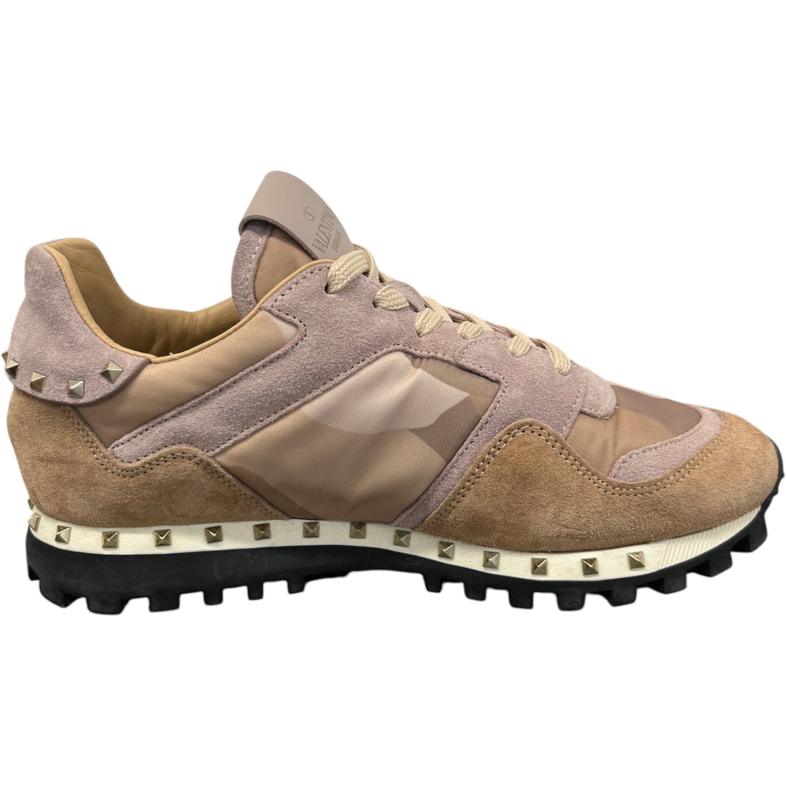 Women's Rockstud Camouflage Low Trainers Pink Size UK 4 / EU 37 - Photo 1