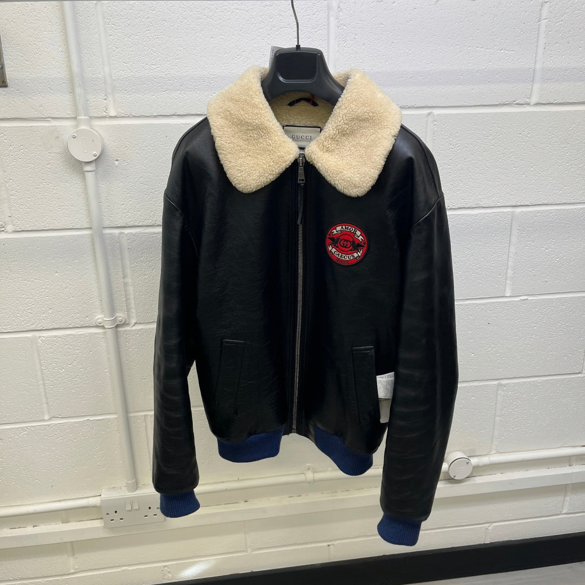 Men's Aviator Chateau Marmont Jacket Black Size S - Photo 7