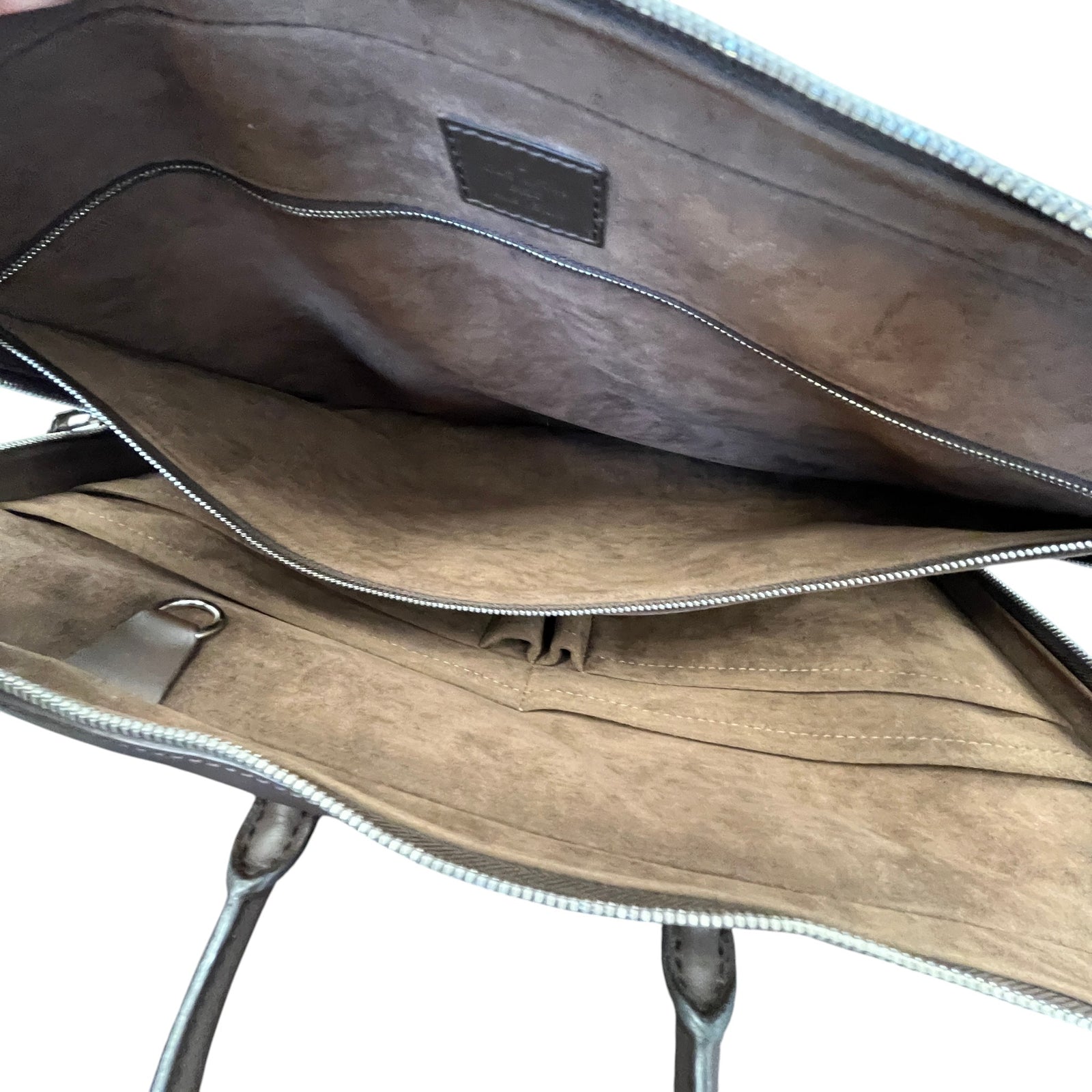 Men's Lv Porte-Documents Voyage Bag Brown - Photo 11