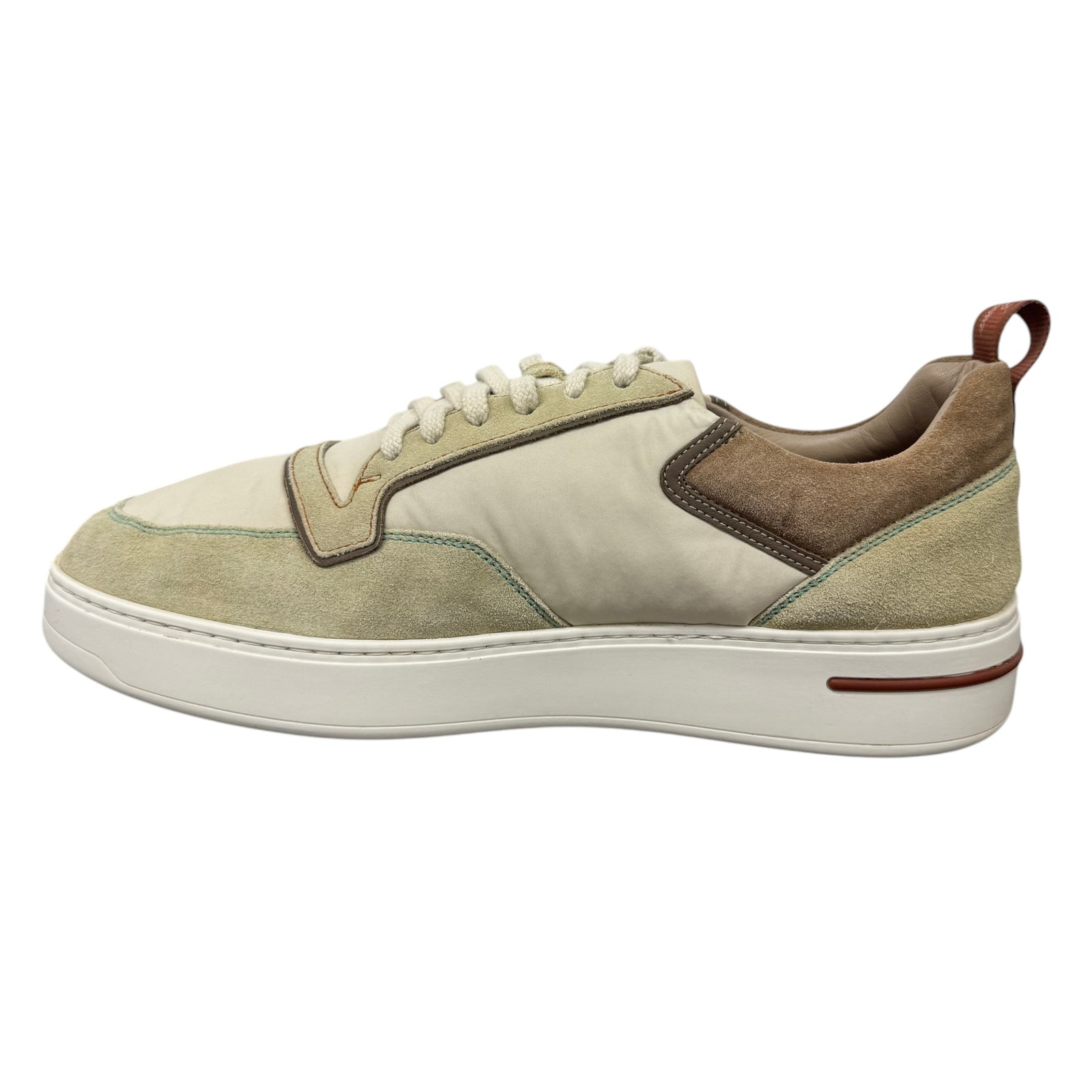 Men's Newport Walk Low Trainers Beige Size EU 41 / UK 7 - Photo 2