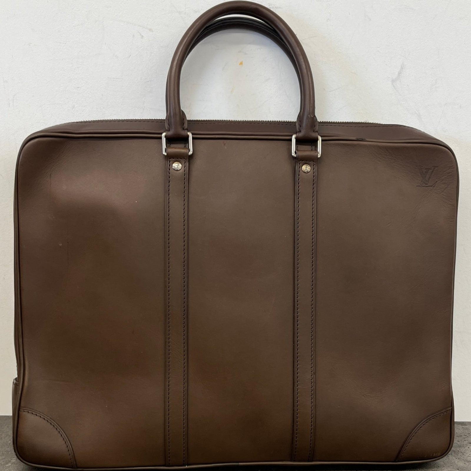 Men's Lv Porte-Documents Voyage Bag Brown - Photo 12