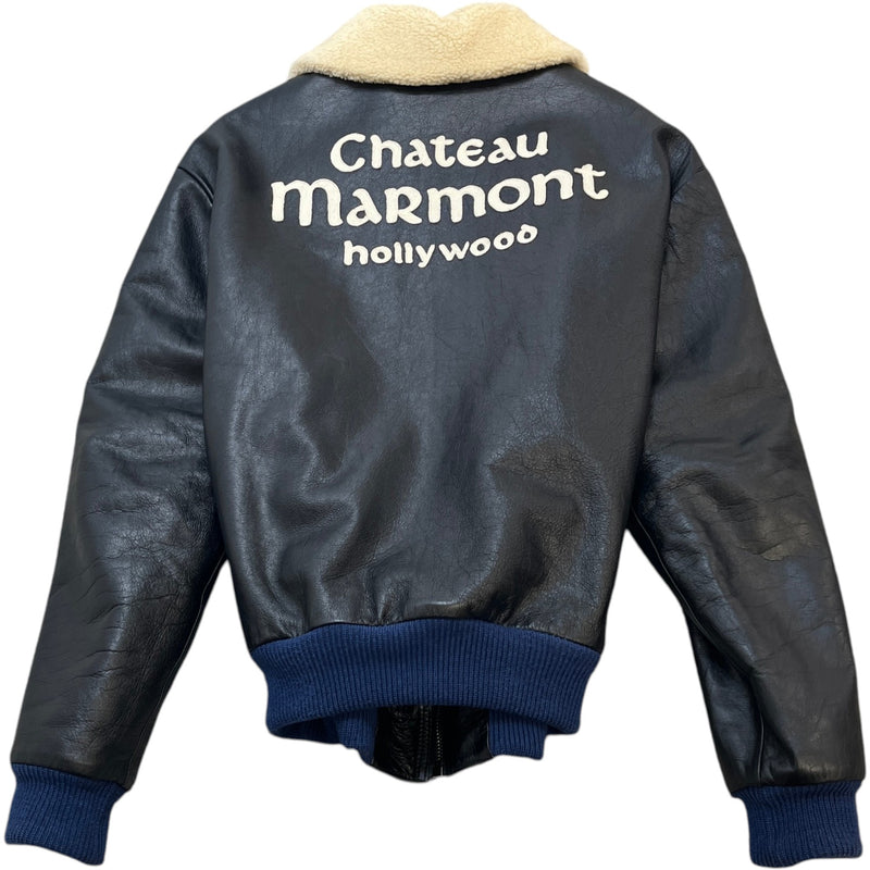 Men's Aviator Chateau Marmont Jacket Black Size S