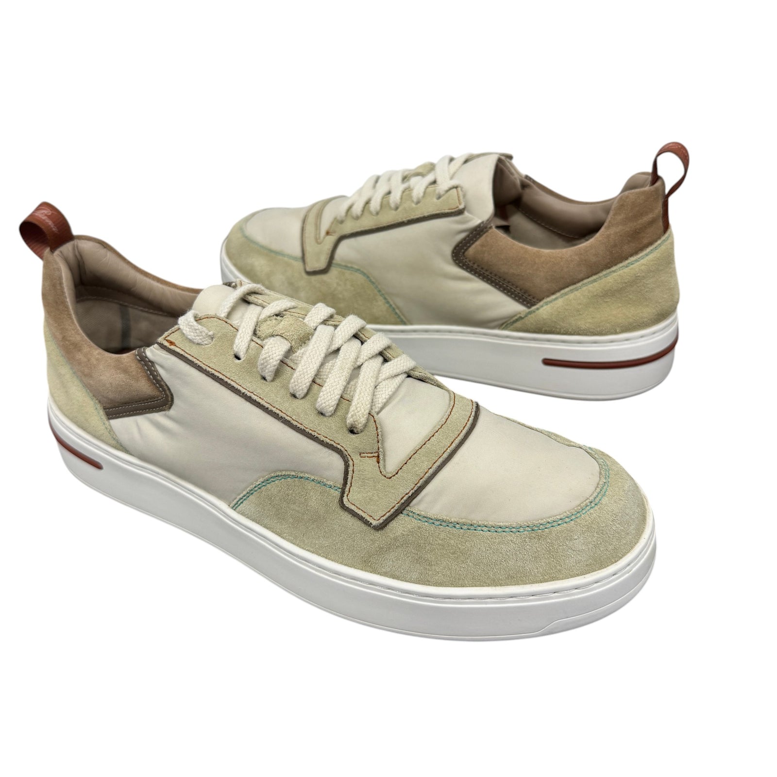 Men's Newport Walk Low Trainers Beige Size EU 41 / UK 7 - Photo 3