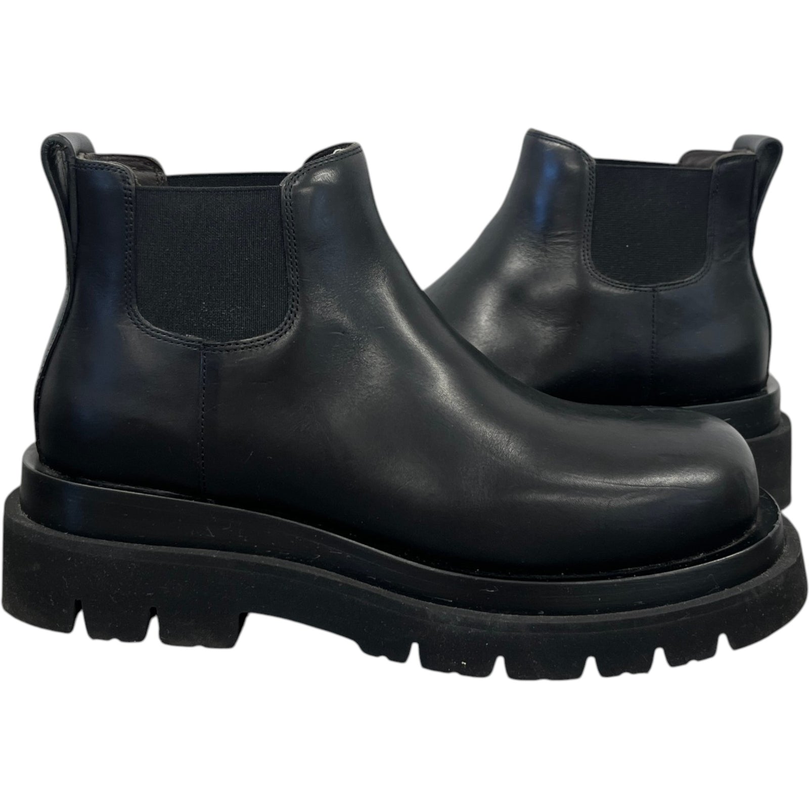 Women's Lug Chelsea Ankle Boots Black Size EU 37.5 / UK 4.5 - Photo 3