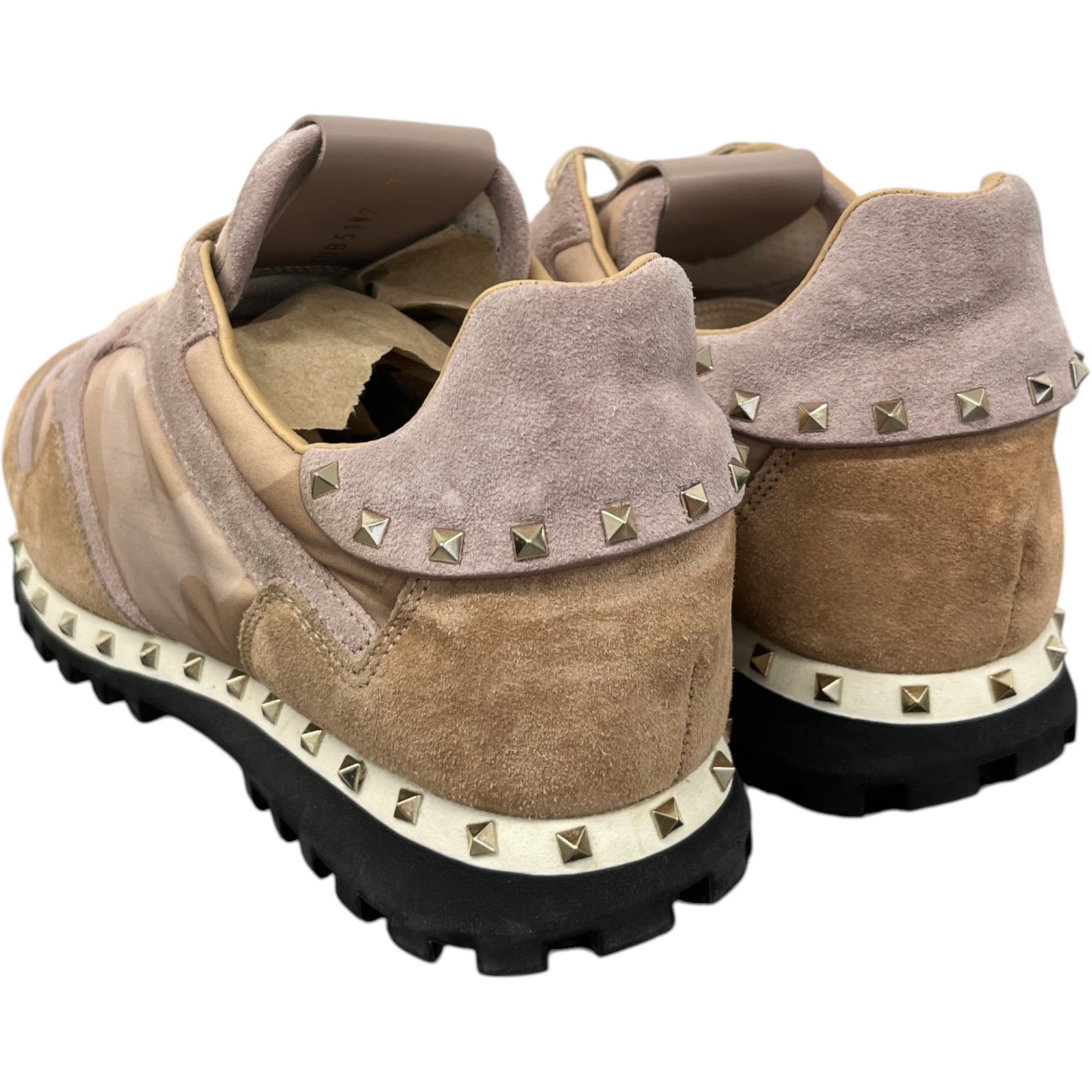 Women's Rockstud Camouflage Low Trainers Pink Size UK 4 / EU 37 - Photo 10