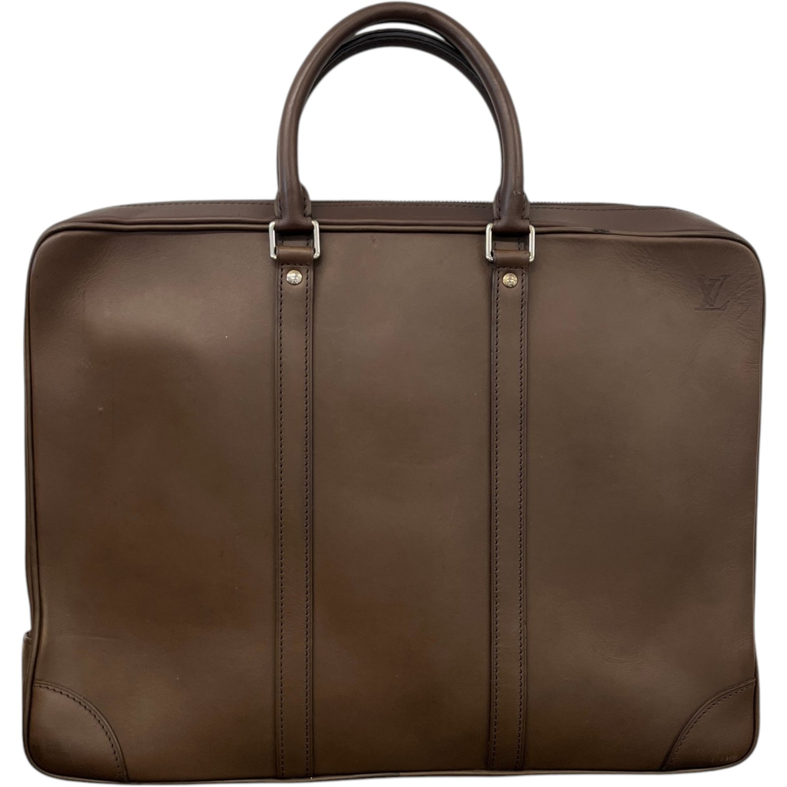 Men's Lv Porte-Documents Voyage Bag Brown - Photo 1