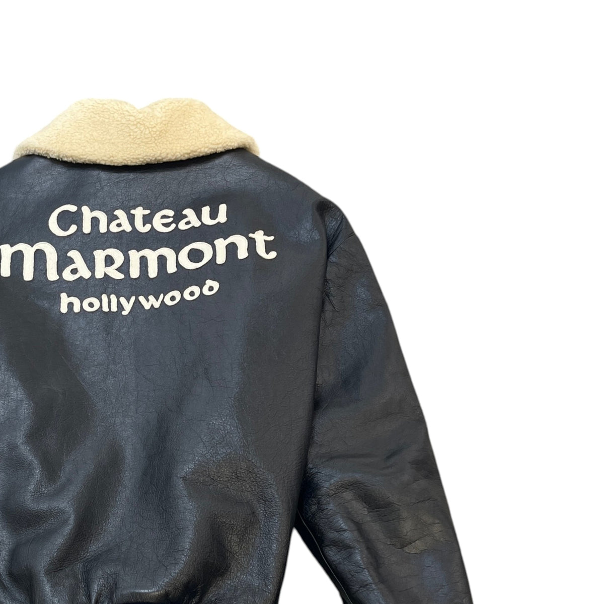 Men's Aviator Chateau Marmont Jacket Black Size S - Photo 4