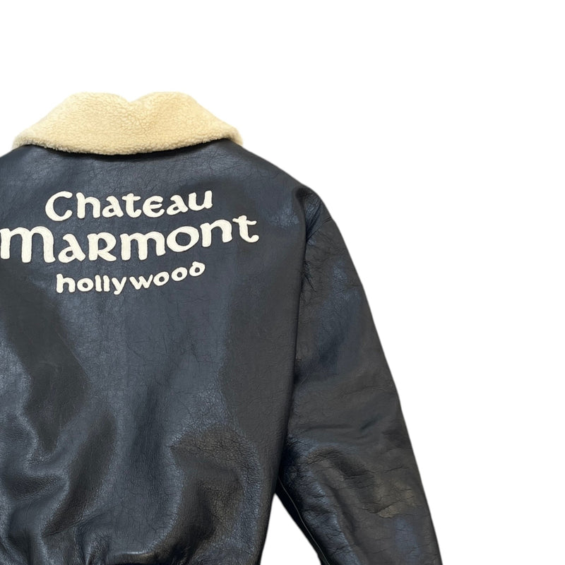 Men's Aviator Chateau Marmont Jacket Black Size S