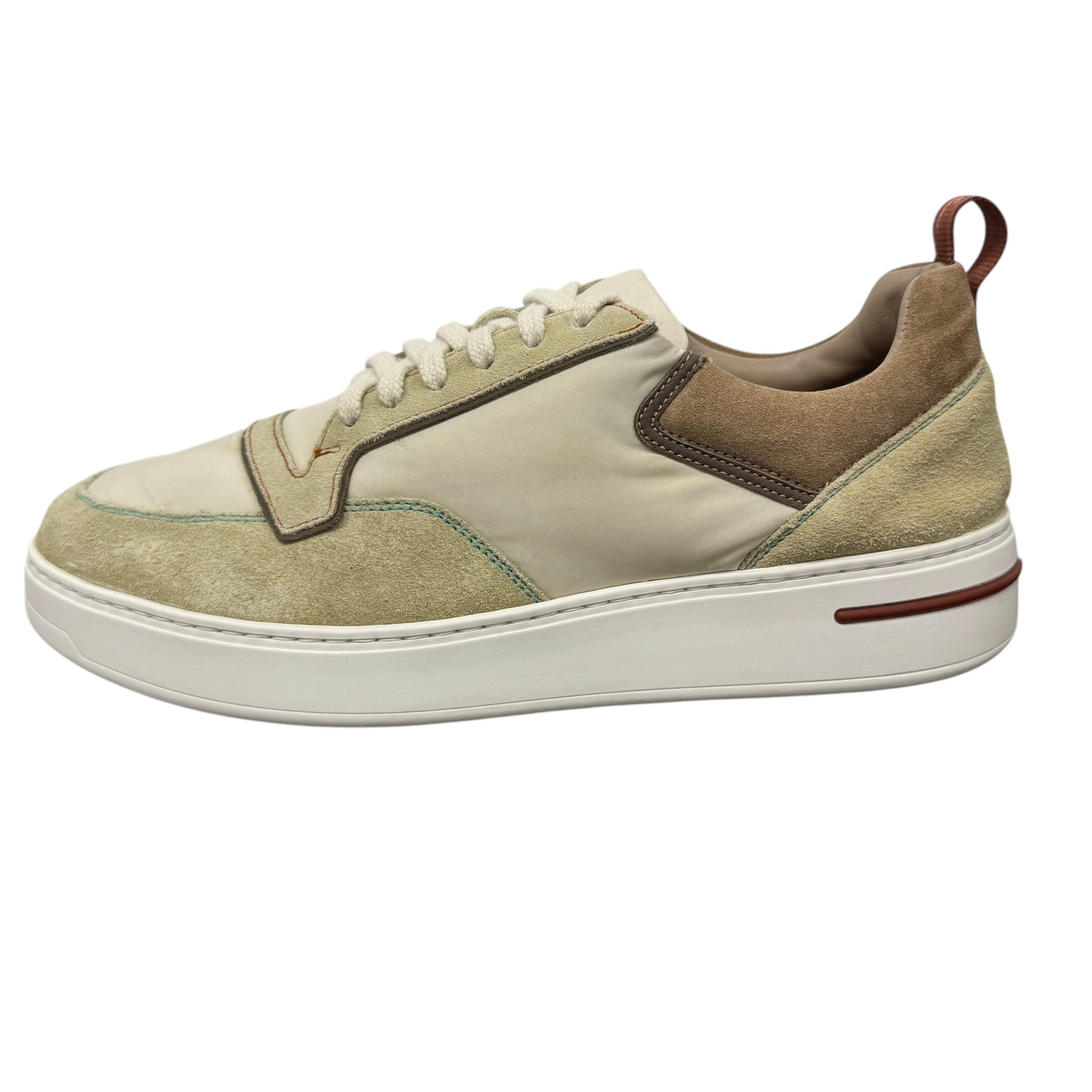 Men's Newport Walk Low Trainers Beige Size EU 41 / UK 7 - Photo 4