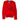 Men's Skull Logo Print Sweatshirt Red Size S