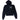 Men's Embroidered Paint-Drip Logo Hoodie Black Size S