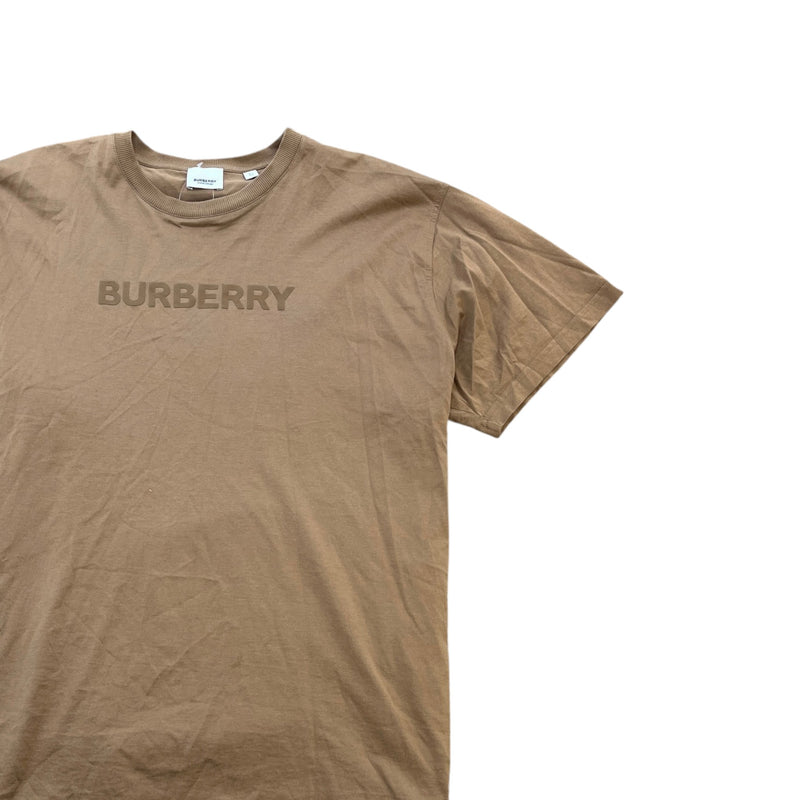 Men's Logo Print T-Shirt Brown Size XL