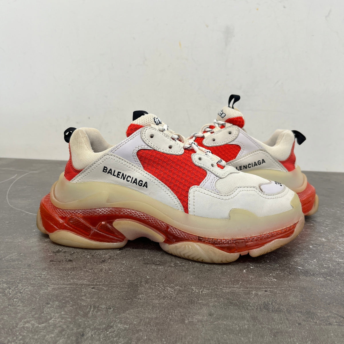 Women's Triple S Low Trainers White Size UK 6 / EU 39 - Photo 12