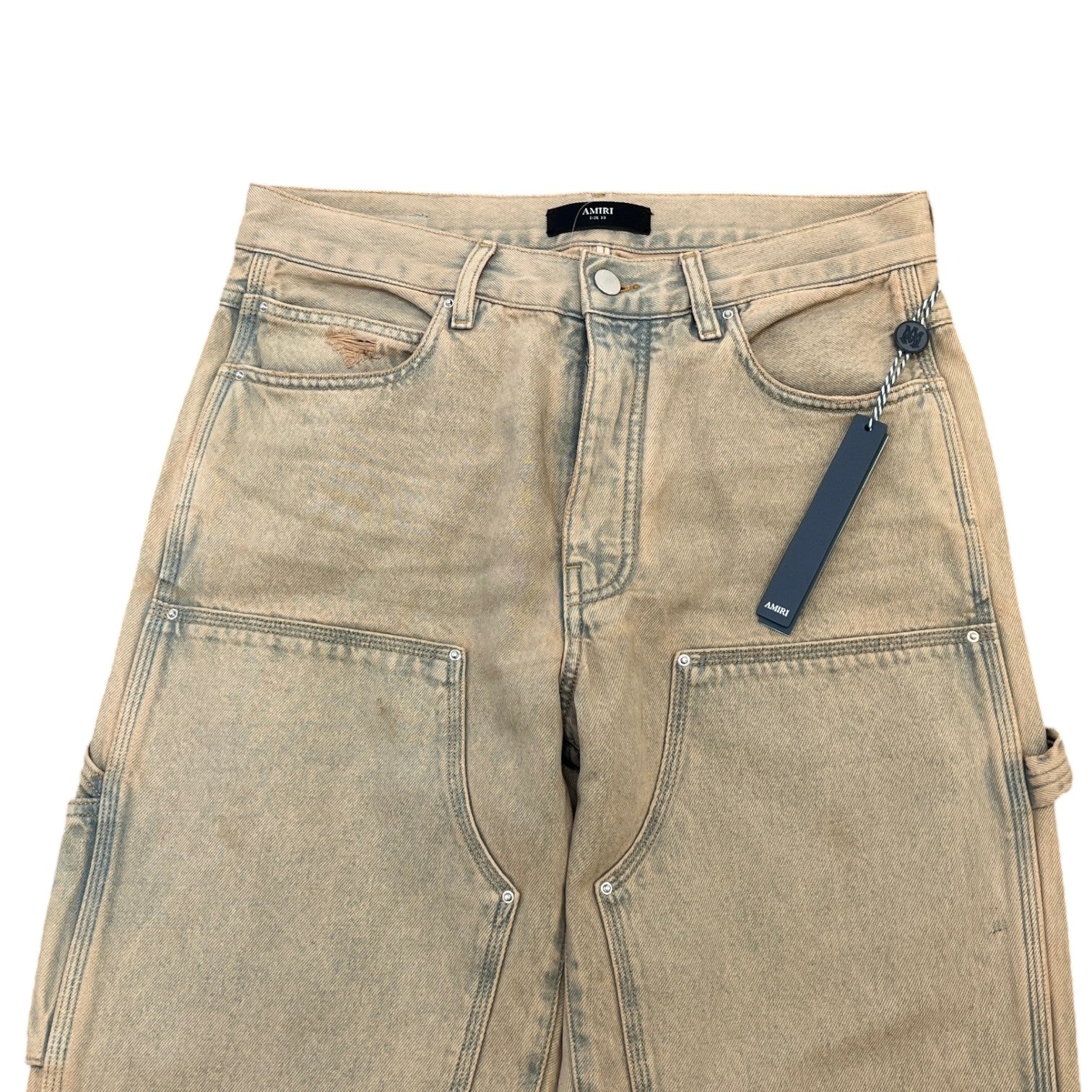 Men's Carpenter Jeans Beige Size S / W30 - Photo 5