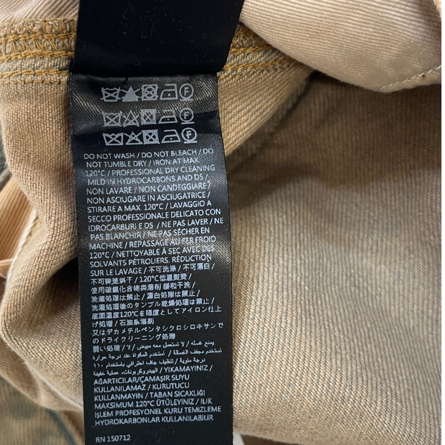Men's Carpenter Jeans Beige Size S / W30 - Photo 8
